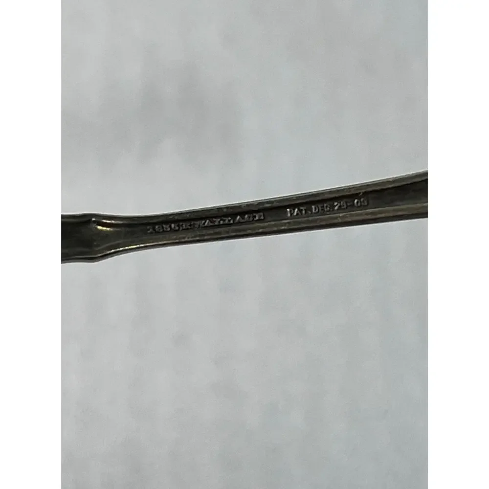 Antique 1881 Rogers Silverplate Cocktail Pickle Olive Fork